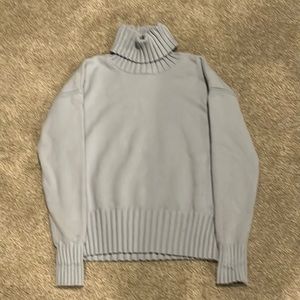 Banana Republic Baby Blue Turtleneck Sweater WM S